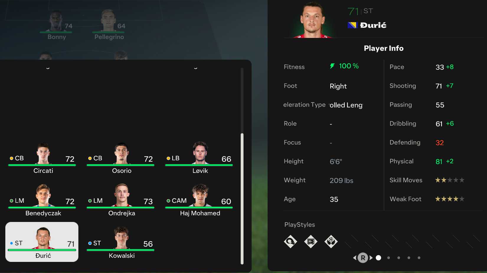 duric ea sports fc 25 parma