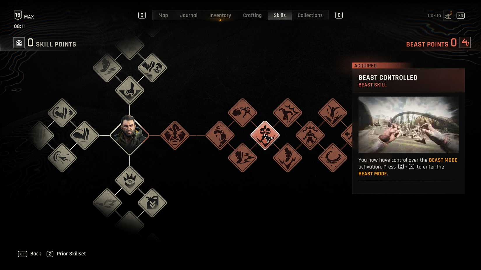 Dying Light The Beast Beast Controlled skill