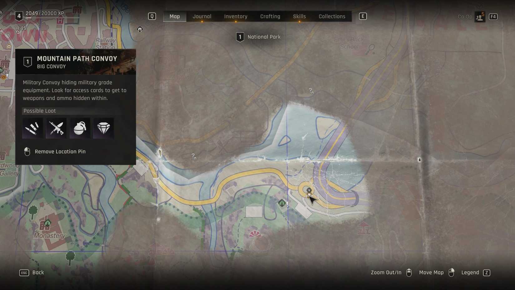 Dying Light The Beast Convoy Map