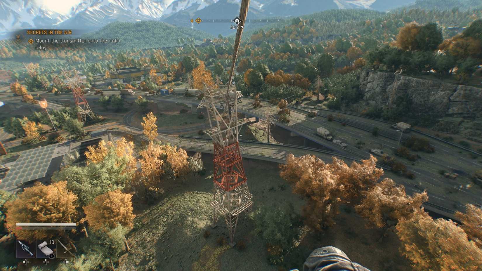 Dying Light The Beast Gas Station Voltage Pole Zipline