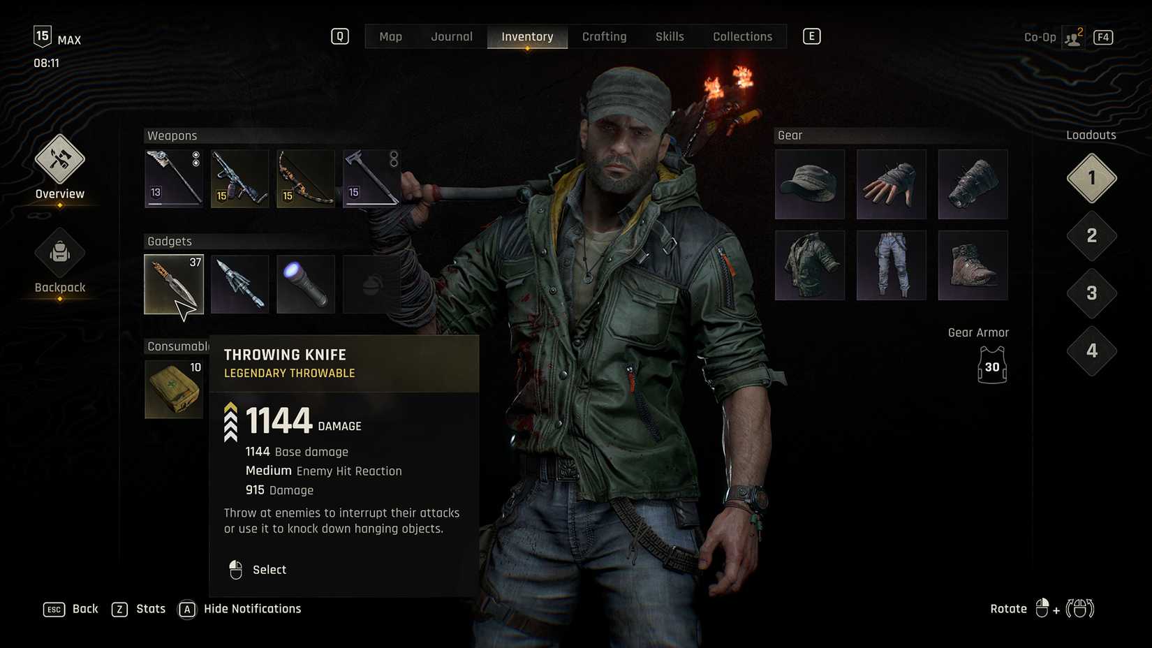 Dying Light The Beast Throwing Knives