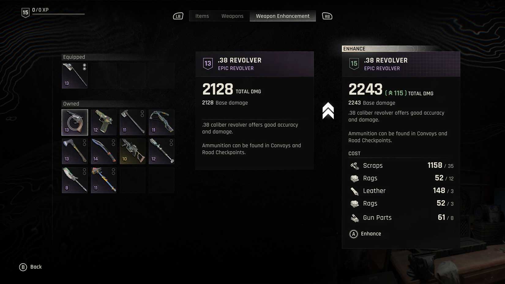 Dying Light The Beast Weapon Enhancement