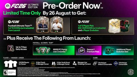 ea fc 26 ultimate edition rewards