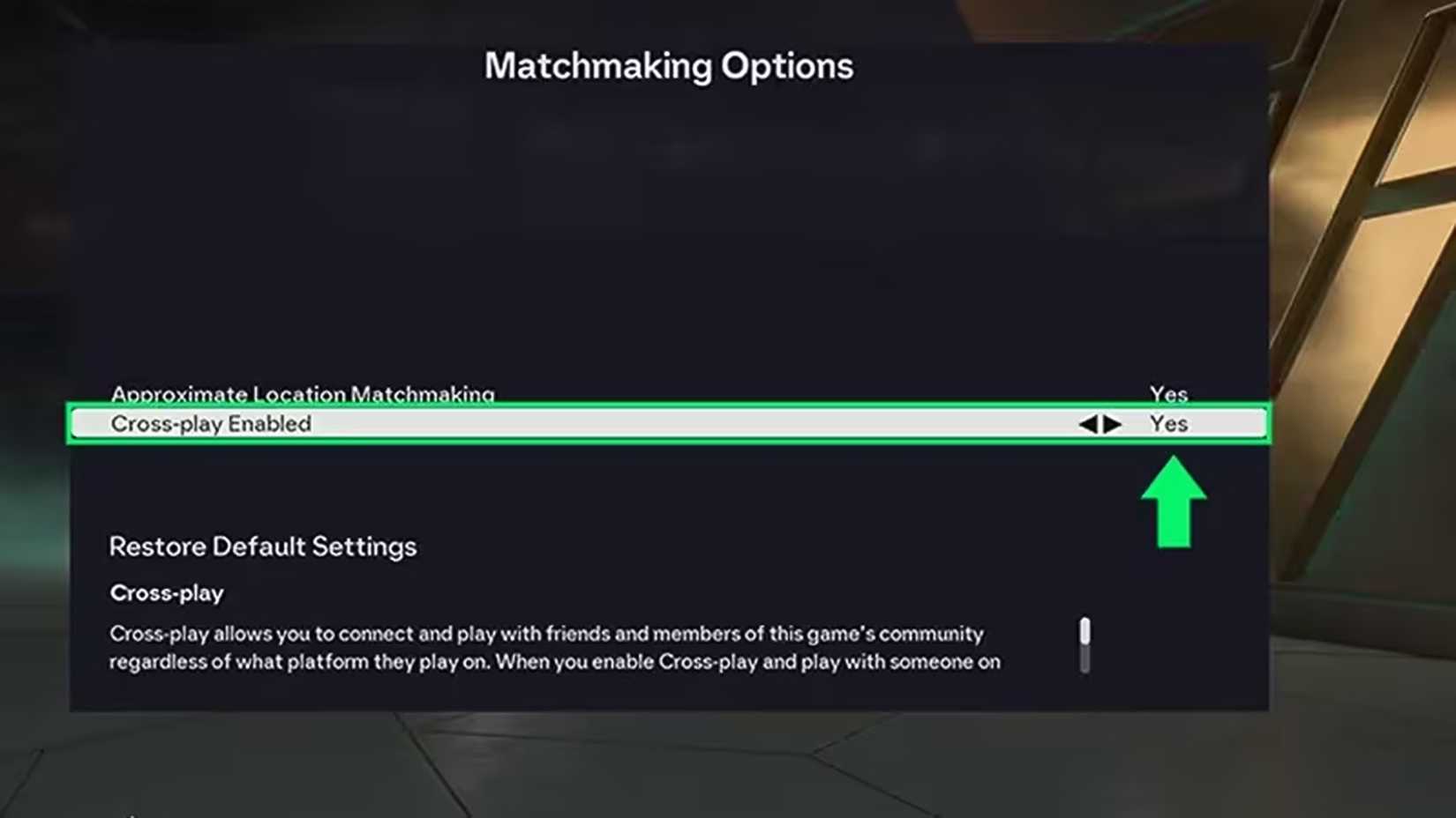 EA Sports FC 26 Cross-Play Enabled Matchmaking Options
