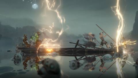 Eastern Exorcist combat on boat