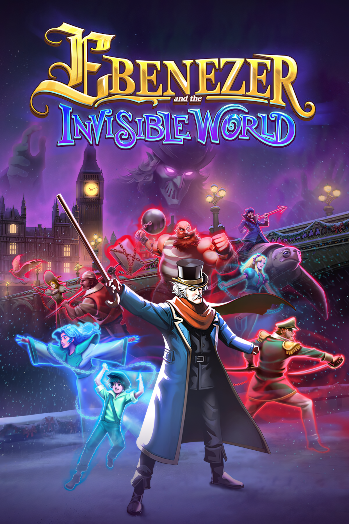 Ebenezer and the Invisible World Tag Page Cover Art