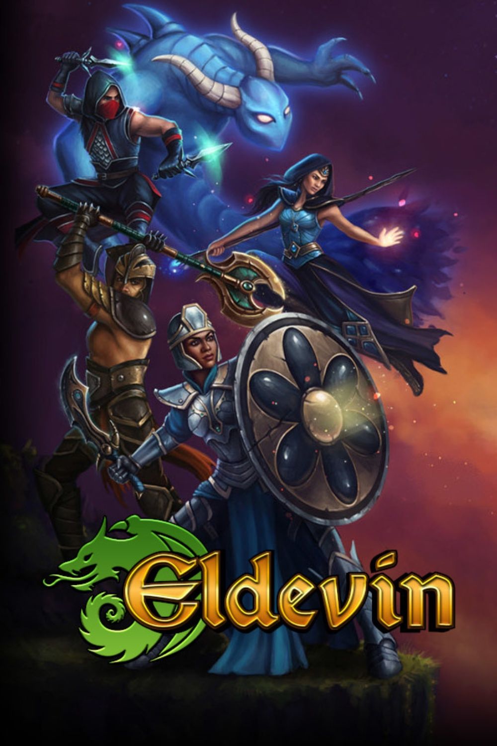 Eldevin video game cover art tag