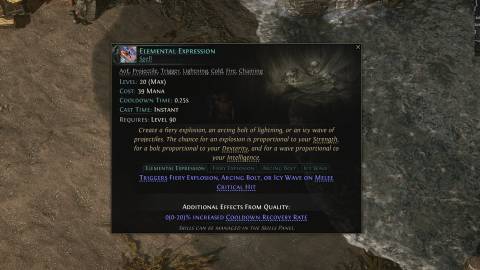 elemental expression skill in path of exile 2