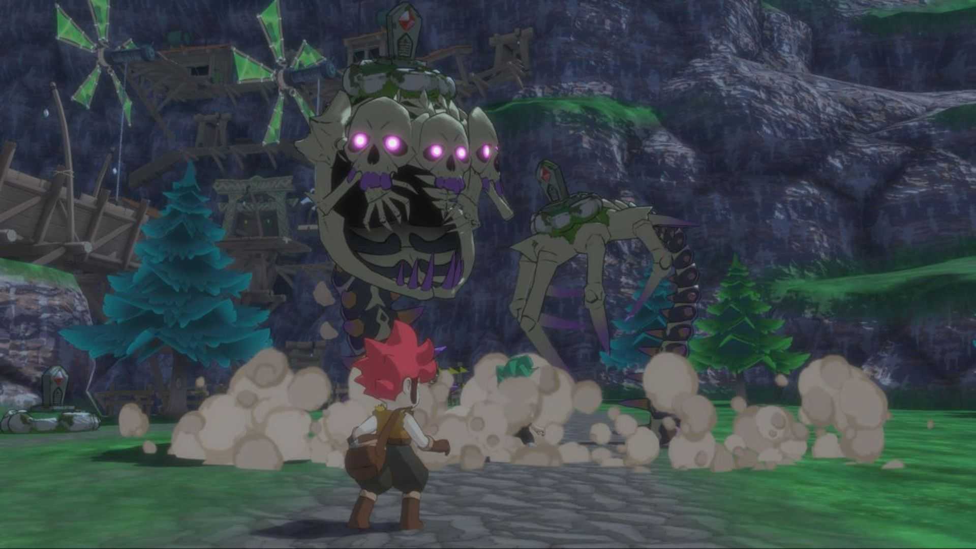 Pertarungan melawan bos besar - Little Town Hero