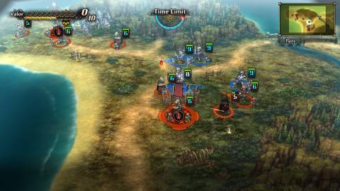Engaging units on the map in Unicorn Overlord