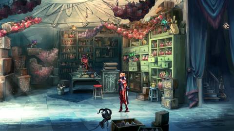 Exploring a lab in Astria Ascending