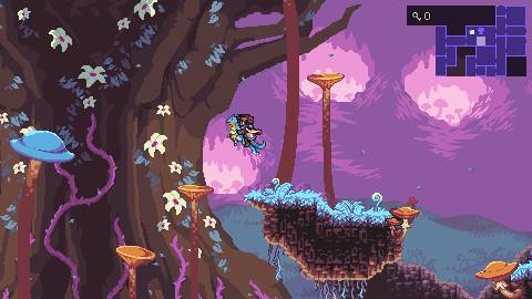 Exploring a level in Monster Sanctuary