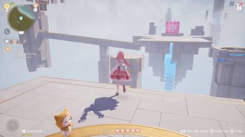 Exploring a puzzle dungeon in Infinity Nikki