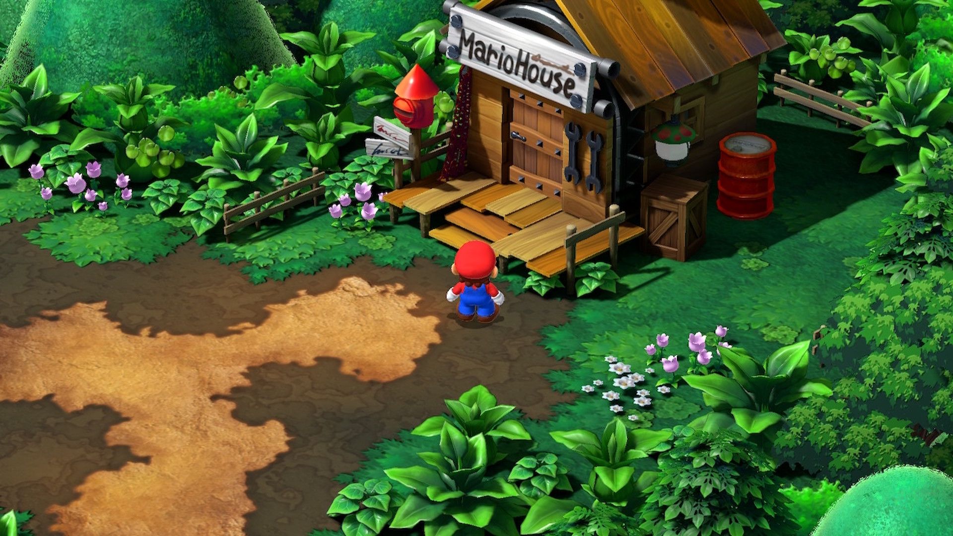Exploring Mario’s house in Super Mario RPG (2023)