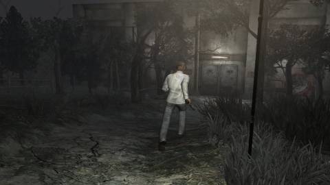 Exploring outside in Silent Hill 4 The Room