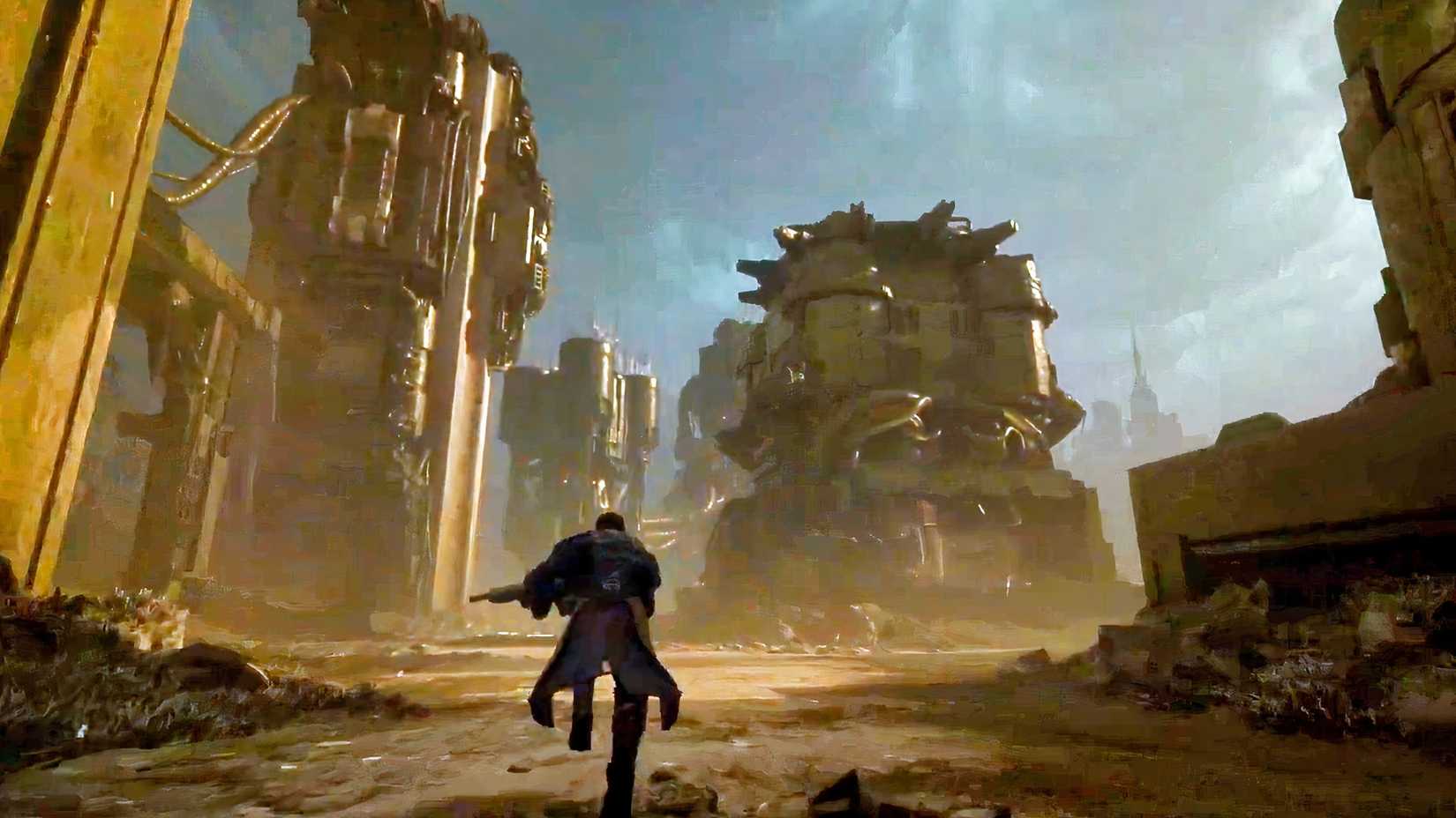 Exploring rainy ruins in Saros