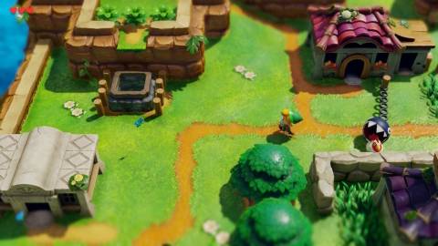 Exploring the world in The Legend of Zelda Link's Awakening (2019)