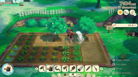 Farming in Story of Seasons Grand Bazaar