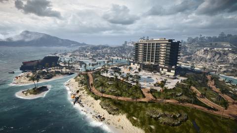 Hainan Resort has a similar design philosophy to the new Battlefield 6 map
