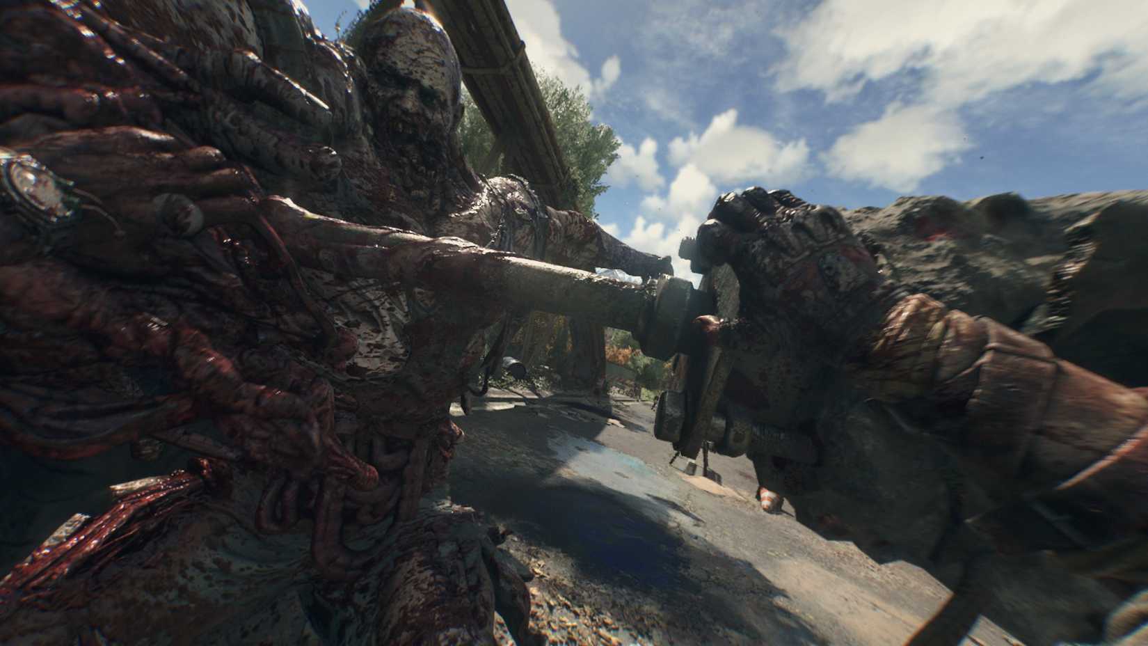 Fending off an Attack from bigger Infected in Beast Mode Dying Light The Beast