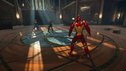 Fighting a battle as Iron Man in Marvel's Midnight Suns