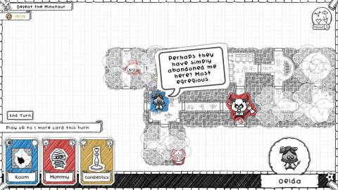 Fighting a demon in Guild of dungeoneering