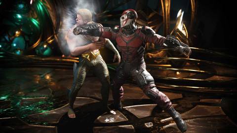 Fighting a match as Deadshot in Injustice 2