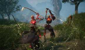 Fighting enemies in Beast Of Reincarnation