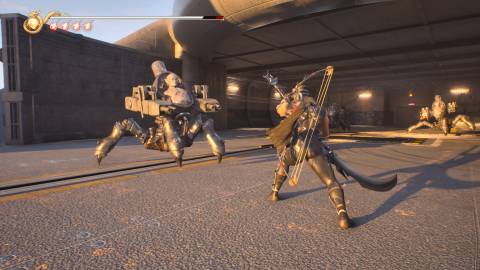 Fighting enemies in Ninja Gaiden 2 Black