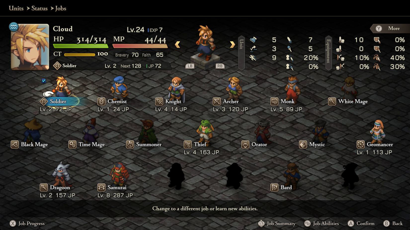 How to Unlock All Final Fantasy Tactics Jobs