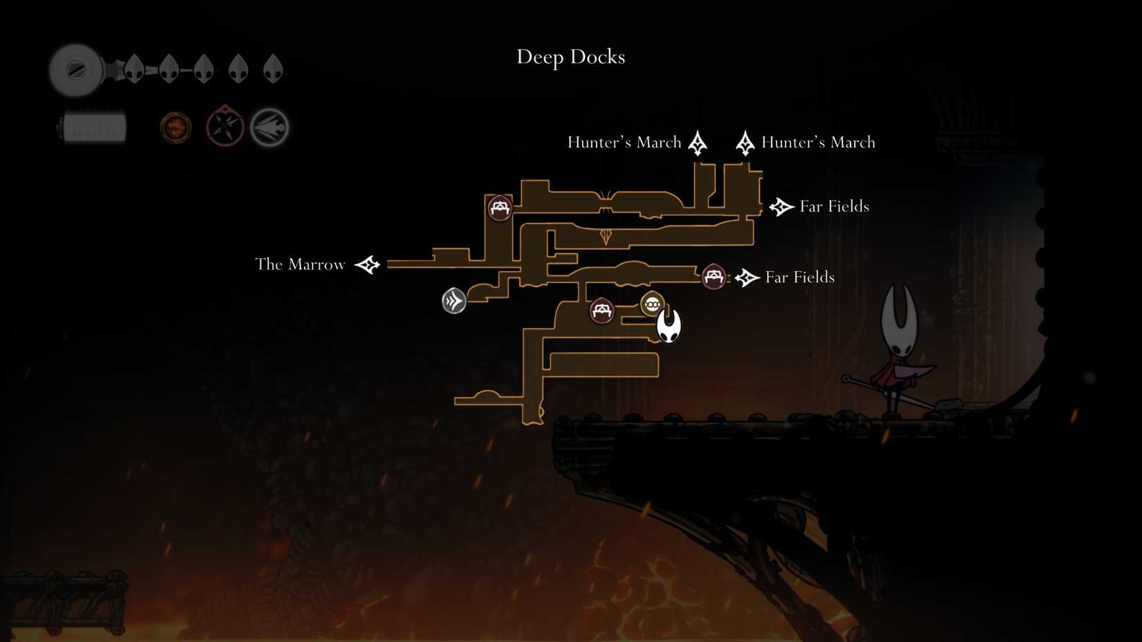 Finding a Simple Key Door on the map in Hollow Knight Silksong