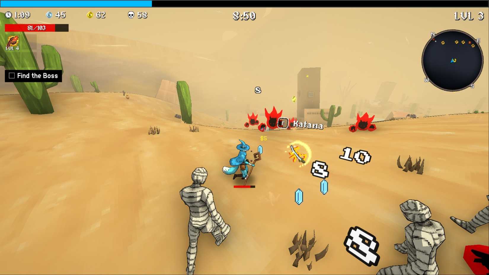 finding the katana megabonk
