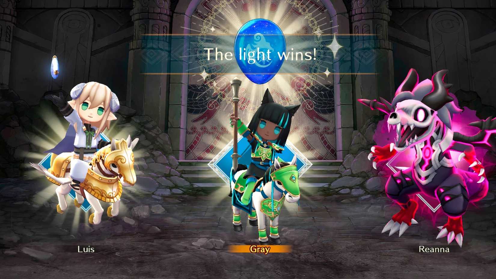 Fire Emblem Shadows Light Side Win