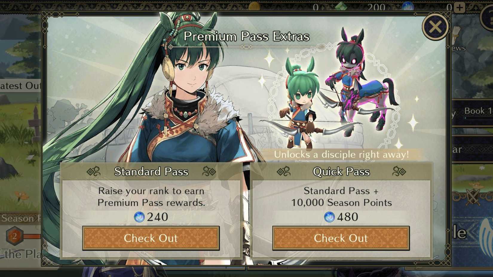 fire emblem shadows lyn cash shop premium pass