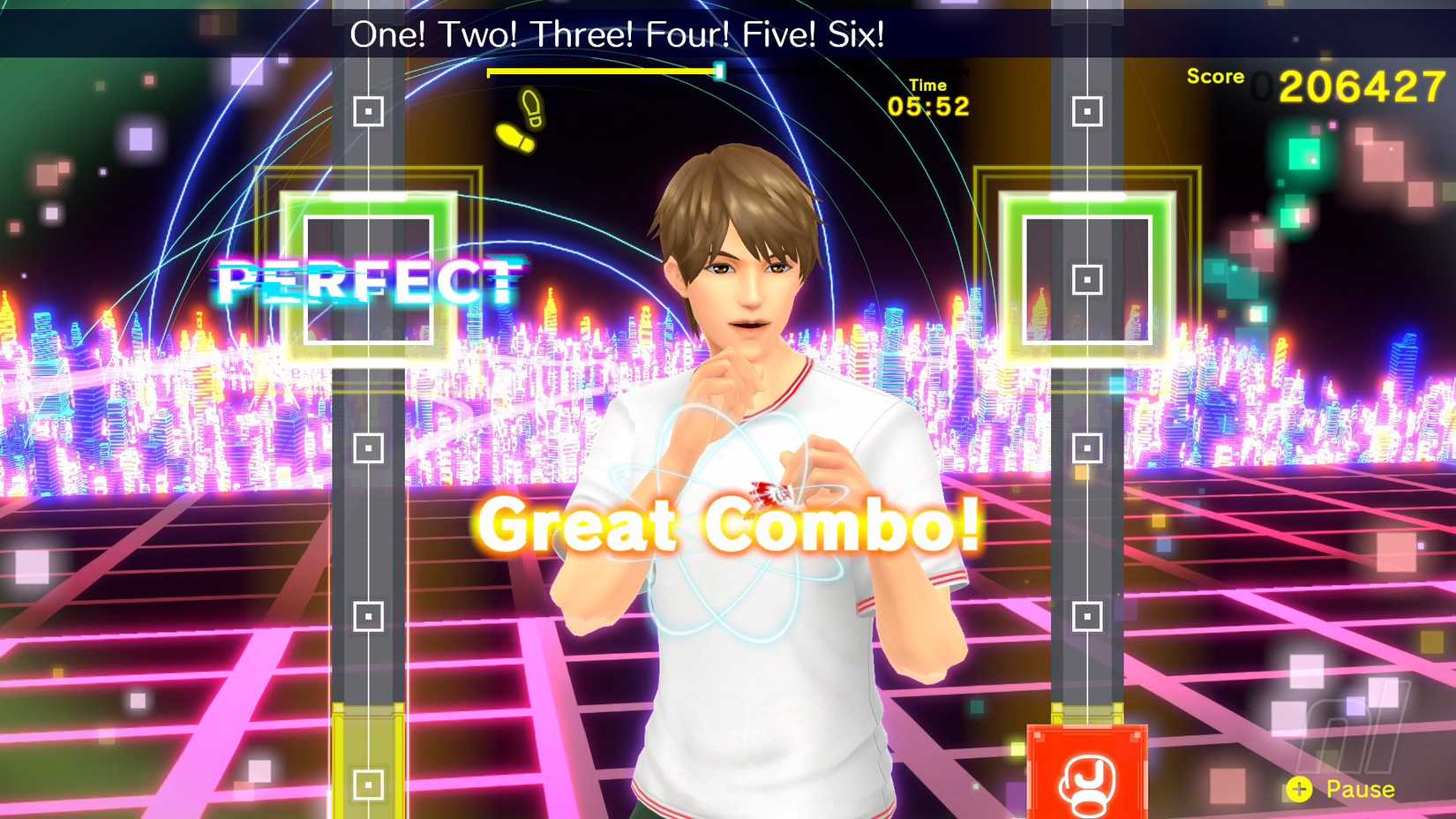 fitness boxing trainer in game