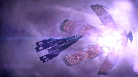 Flying a ship in Mass Effect
