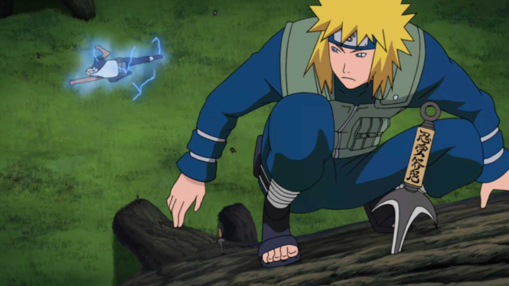 Flying Thunder God Technique used by Minato Namikaze in Naruto