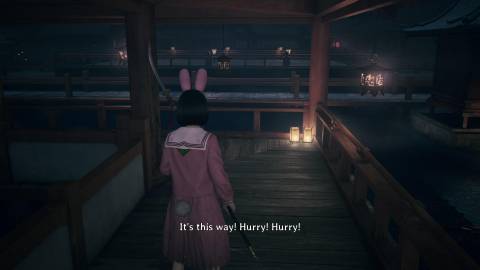 Following a voice Silent Hill f