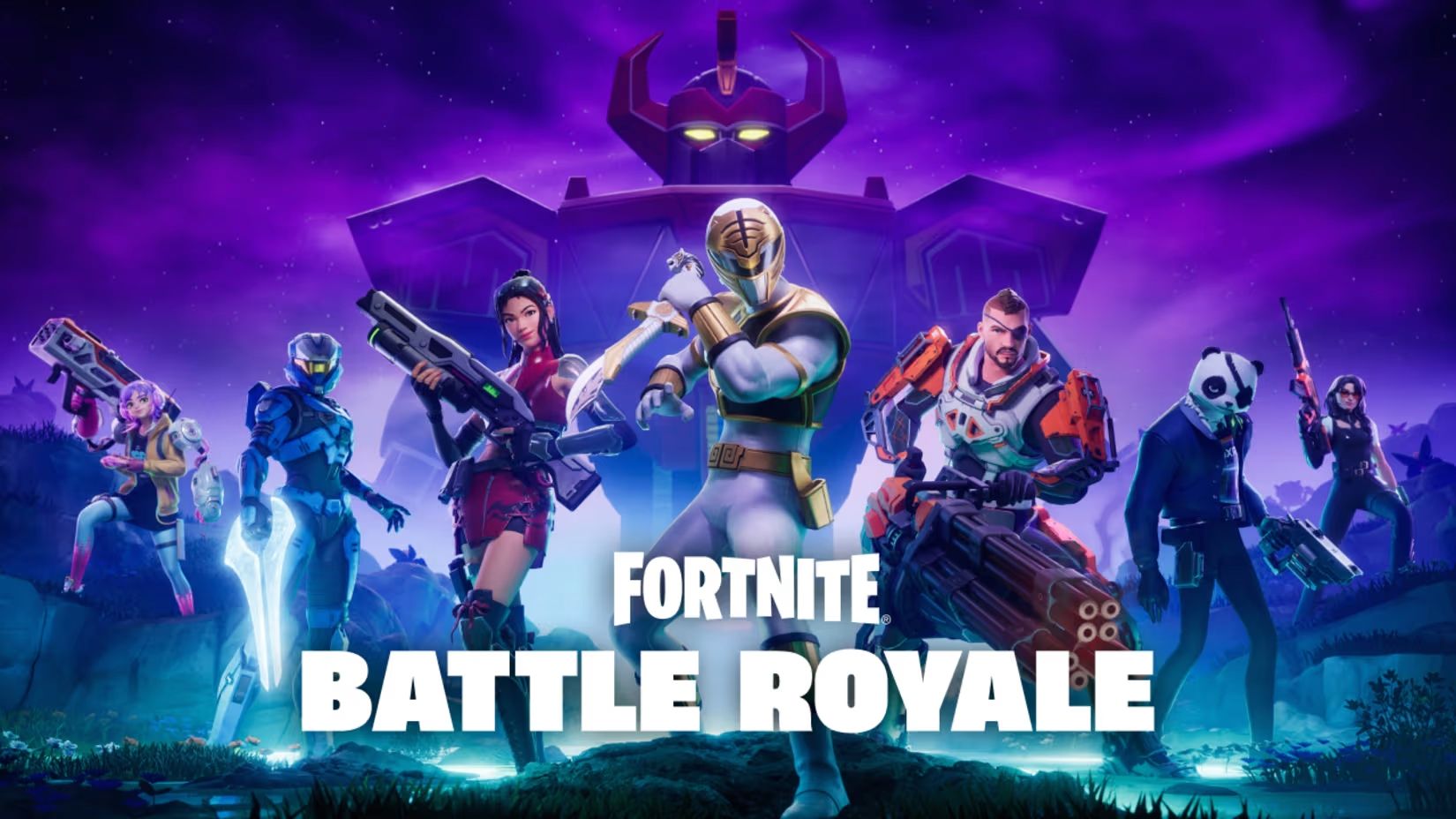 Arte promocional do evento de Halloween do Fortnite