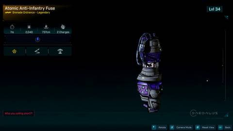 Fuse Legendary Grenade