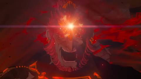 Ganondorf consumes a Magic Stone - The Legend of Zelda Tears of the Kingdom