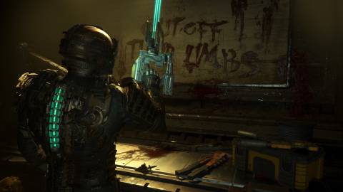 Getting a pistol in Dead Space (2023)