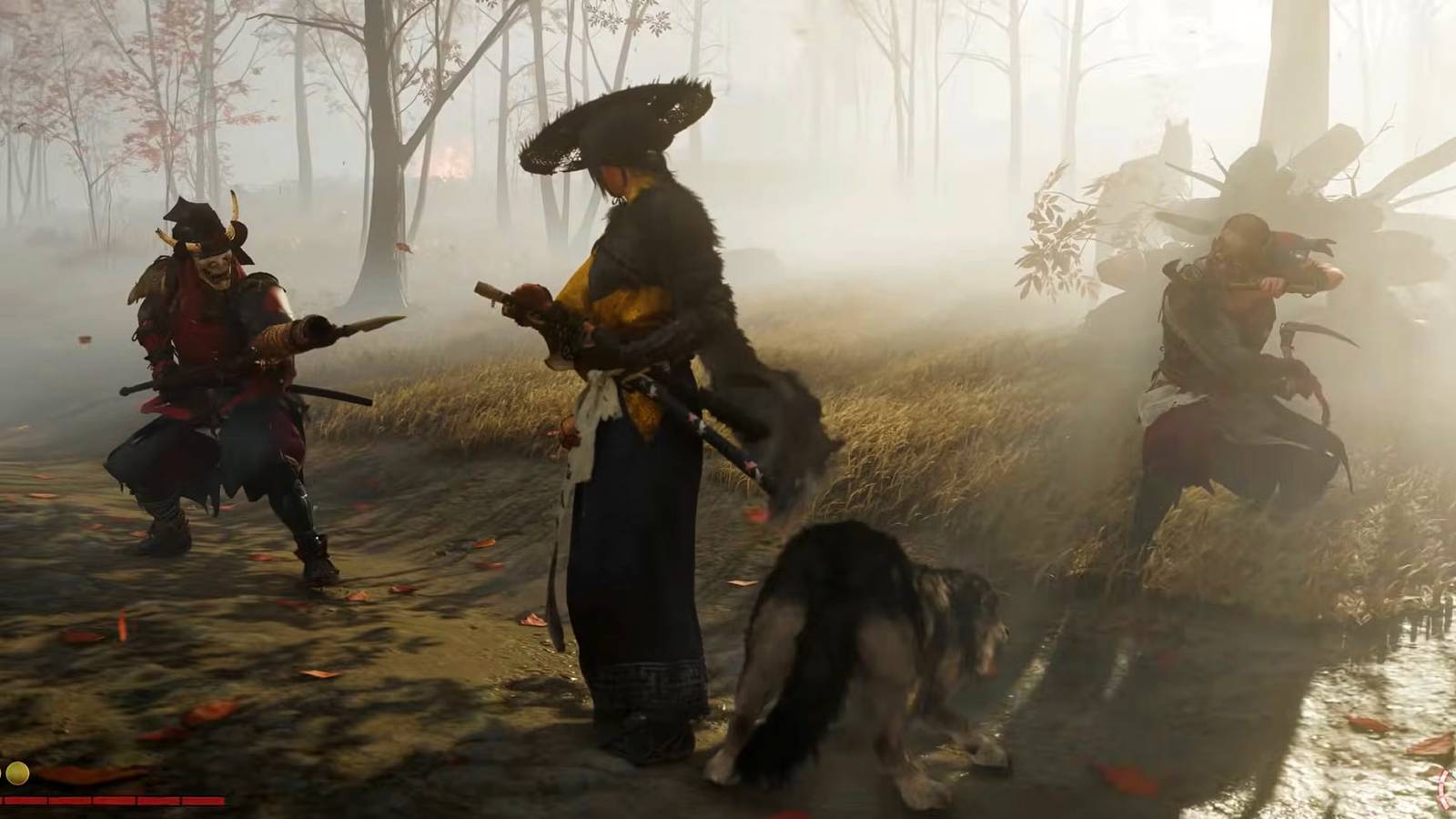 ghost-of-yotei-atsu-wolf-companion-in-combat