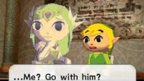 Ghost Zelda and Link - The Legend of Zelda Spirit Tracks