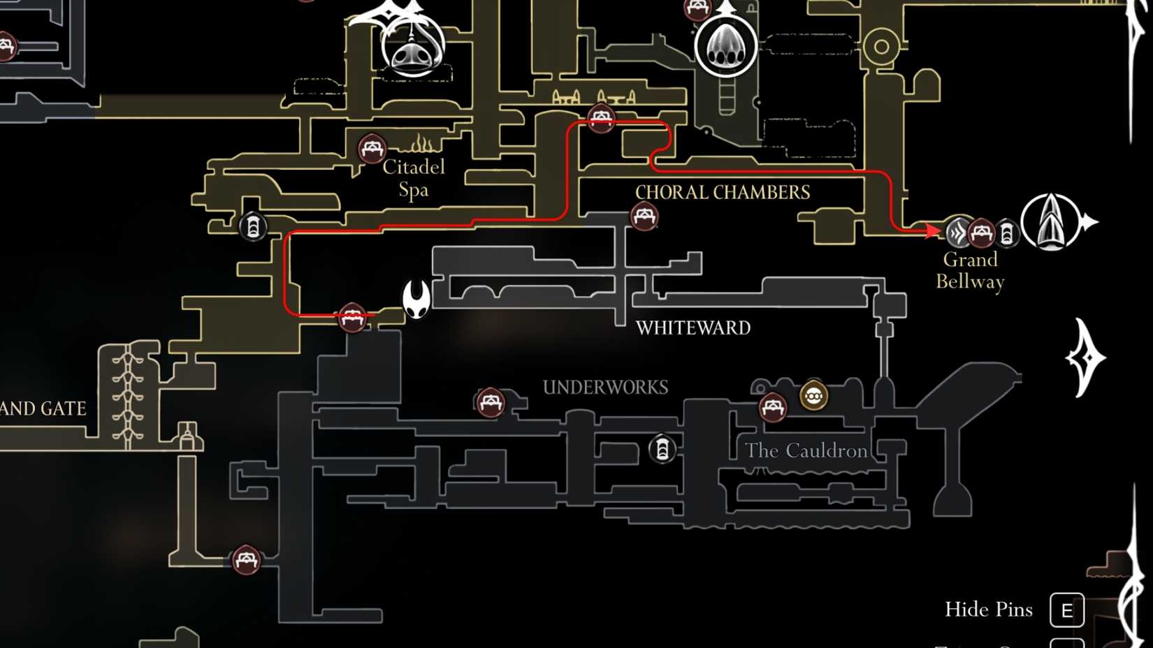 grand bellway route in silksong