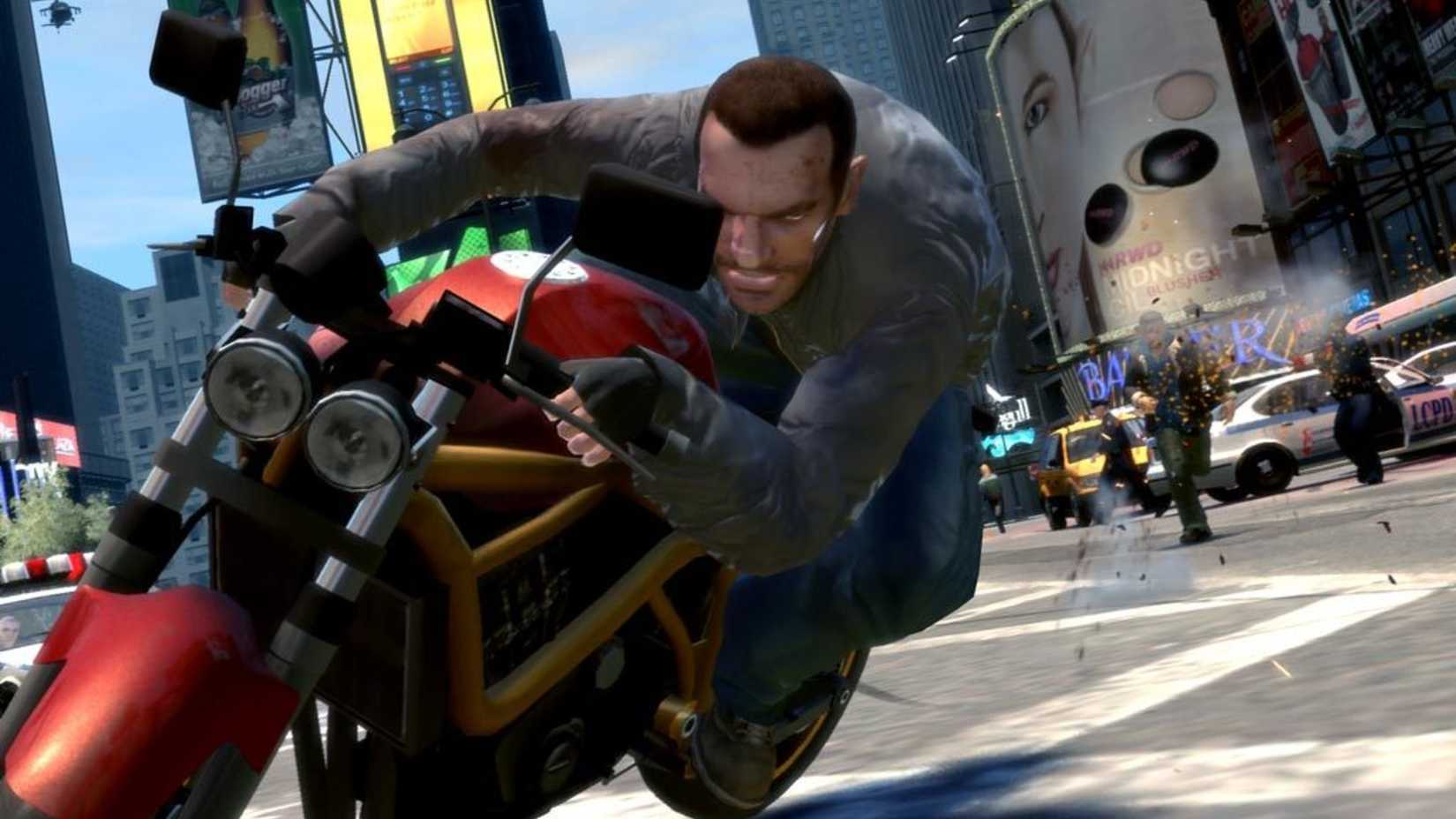GTA 4 Bike Riding