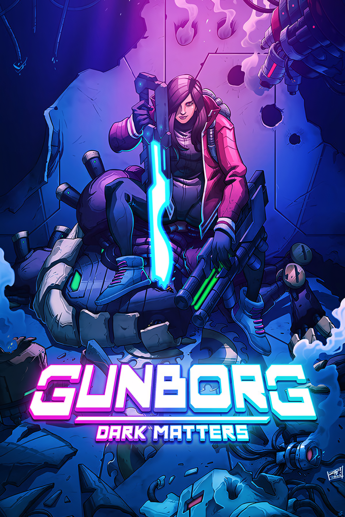 Gunborg: Dark Matters Tag Page Cover Art