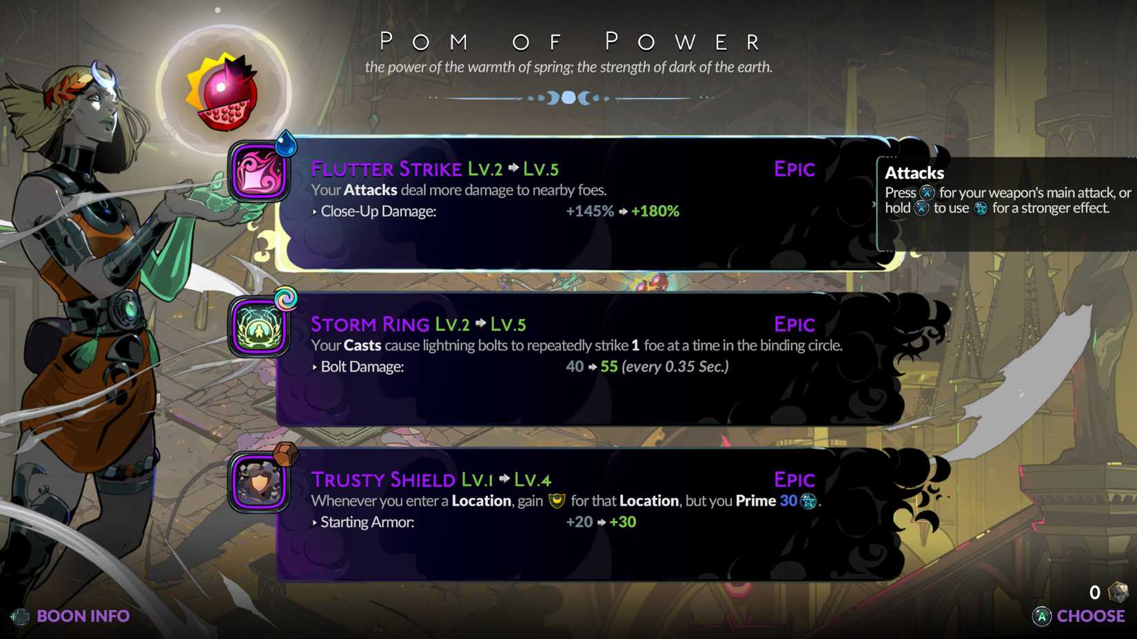 Hades 2 Best Beginner Tips Pom of Power Boons Close Attack Aphrodite