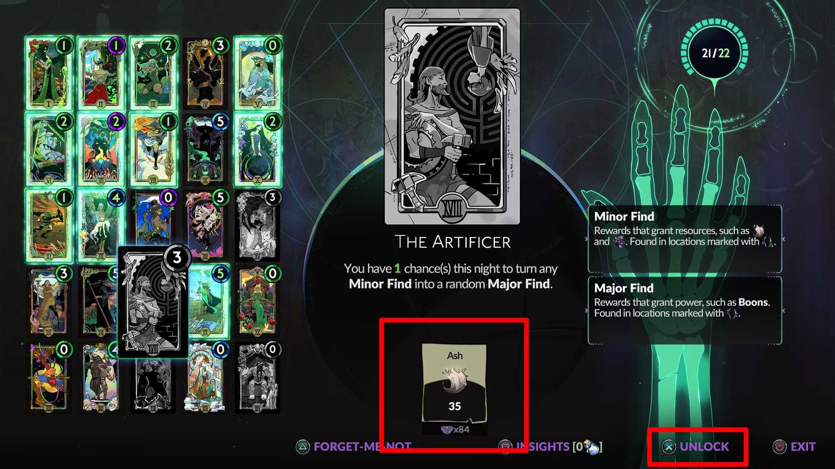 All Arcana Cards in Hades 2 (& How to Upgrade Them)