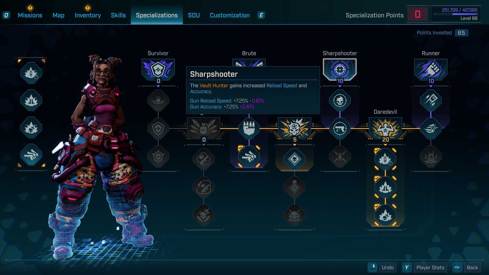 Point Bild Best Harlowe Build in Borderlands 4 (Chroma Accelerator)